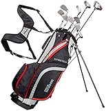 Wilson Anfänger-Amazon Exclusive Komplettsatz, 10 Golfschläger mit...