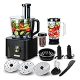 TopStrong Küchenmaschine 1100W,Küchenmaschine Multifunktions,11...
