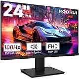 KOORUI 24 Zoll Gaming Monitor FHD (1920 x 1080), 100 Hz, VA, AdaptiveSync,...