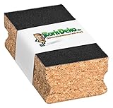 Kork-Schleifklotz mit Klett-Verschluss (Haftung mit Klett-System) 120x40x60...