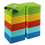 AIDEA Mikrofasertücher Mikrofaser Reinigungstücher 50 Pack, Allzweck...