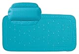 Kleine Wolke Calypso Wanneneinlagen-Set, PVC, Lagoon, 36x72 cm 32x22 cm