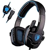 SADES SA901 7.1 Surround Sound Stereo Professionelle PC USB Gaming Headsets...