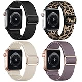 Oielai 4 Pack Loop Armband Kompatibel mit Apple Watch Armband 40mm 41mm...