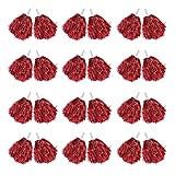 Rfvtgb 24 StüCk Cheerleading Pom Poms Metallfolie Cheer Pom Poms mit...