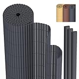 PVC Sichtschutzmatte Sichtschutzzaun 120 x 300 cm Privatsphäre Wetterfest...