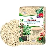 Blusana Bimsstein Pflanzsubstrat 10 Liter für Pflanzen natürliches...