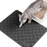 Conlun Katzenklo Matte Katzenstreu Matte, 61 x 43 cm Premium PVC...
