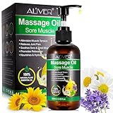 Massageöl für Muskelentspannung Gelenkschmerzen Linderung, Lavendel...