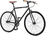 BIKESTAR Singlespeed 700C 28 Zoll City Stadt Fahrrad Fixie | 53 cm Rahmen...
