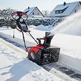 HECHT Elektro Schneefräse – leistungsstarke 2000 Watt – 51 cm...