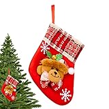 Mgichoom Netter Weihnachtsstrumpf | Weihnachtsbaum 3D Strümpfe | Große...