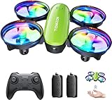 Mini Drohne für Kinder Anfänger, TOMZON RC Quadrocopter mit LED Lichter,...
