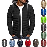Steppjacke Herren Winter Daunenjacke Thermo Dicke Winterjacke Warmer...