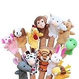 Finger-Puppen Set Fur Kinder Familie Fingerpuppen Set Finger Plüschtier...