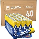 VARTA Batterien AA, Industrial Pro, Alkaline Batterie, 1,5V, Vorratspack in...