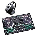 Roland DJ-202 2-Kanal 4-Deck USB-DJ-Controller + keepdrum Kopfhörer