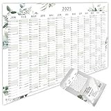 heaven+paper Jahresplaner 2025 A1 Wandkalender 2025 groß (+ 80x60cm)...