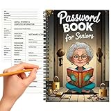 Generisch Ringbuch - Spiralgebundenes Notizbuch Mit Cartoon Seniorenmuster...