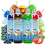 Belissia Slush Eis Sirup 4x250ml Konzentrat | Blaubeer, Cola, Waldmeister,...