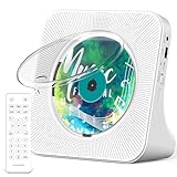 Greadio CD-Player Tragbar mit Bluetooth 5.0,CD-Musik-mit...