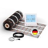 Elektrische Fußbodenheizung für Fliesen: Zweiader-Heizmatte WARMON ULTRA...