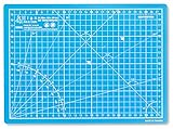 Elan Schneidematte A4 Blau, 5-lagige Schneidematte Selbstheilend,...
