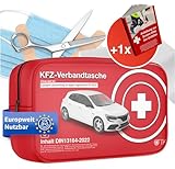 Verbandstasche KFZ mit Beatmungstücher - Verbandskasten Auto nach...