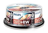 Philips DVD+RW Rohlinge (4.7 GB Data/ 120 Minuten Video, 1-4x Speed...