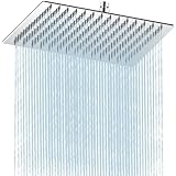 HAUSPROFI Antikalk-Duschkopf, Regenduschkopf, wassersparend, mit Düse aus...