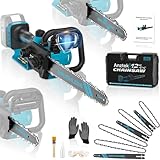 3 IN 1 Akku Kettensäge for Makita 18V,1000W 6Zoll & 8Zoll & 12Zoll...