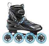 Roces Damen Helium Women TIF Inline Skates, Black-Azure, 39