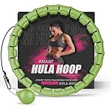 Active 100 Gewichteter Hula Hoop, Infinity Smart Hula Hoops mit 16 Knoten,...