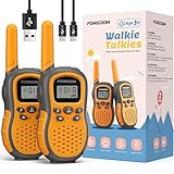 FOREDOM Wiederaufladbare Walkie Talkies für Kinder Walkie Talkies...