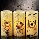 DRomance Flammenlose flackernde Halloween-Kerzen, batteriebetrieben mit...
