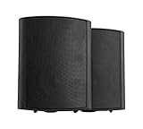 Pronomic USP-540 BK HiFi Wandlautsprecher Paar - 2-Wege Lautsprecher Boxen...