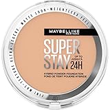 Maybelline New York 2-in-1 Puder Make-Up, Wasserfest und mattierend mit...