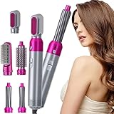5 in 1 Multifunktionale Heißluftkamm, Curly Hot Air StylerHeißluftbürste...