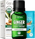 Gya Labs Ätherisches Bio-Ingweröl für Körperkomfort - 100% reines und...