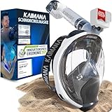 Die Preisgekrönte KAIMANA® Schnorchelmaske für Erwachsene & Kinder -...