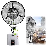 WANGXLGD Wandventilator mit Fernbedienung, 3 Geschwindigkeitseinstellungen...