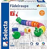 Selecta 63005 Fädelraupe, Würfel- und Fädelspiel,3 Jahre to 6 Jahre,...