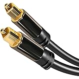 Zarivy Optisches Toslink-Audiokabel, 1 m, Stereo, Dolby Digital, DTS,...