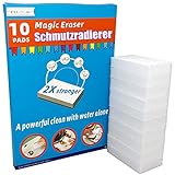 Schmutzradierer Wand Magic Eraser Schwamm 10 Radierschwamm, 2X Plus Stärke...