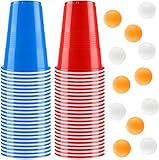 Rubessia Bierpong Becher Set, 500ML Beerpongbecher Enthält 100 Becher und...