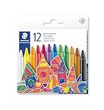 STAEDTLER Wachsmalkreide, leuchtende Farben, 8 mm Durchmesser, mit...