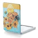 OMIRO Kompaktspiegel, Glitzer-PU-Leder, 1x/3-fache Vergrößerung,...