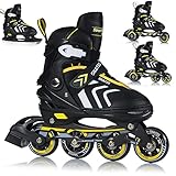 SPORTRIKE Skates 4in1 Rollschuhe Inlineskates Schlittschuhe Verstellbar...