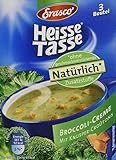 Erasco Heisse Tasse Broccoli-Creme mit Croutons, 12er Pack (12 x 450 ml...