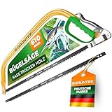 GRÜNTEK Bügelsäge MARLIN inkl 610 mm Sägeblatt; Bogensäge für frische...